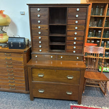 Load image into Gallery viewer, Primitive Walnut Cabinet 22 Drawers (64x38x23)
