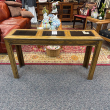 Load image into Gallery viewer, Oak / Glass Sofa Table (27x48x14)
