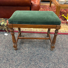 Load image into Gallery viewer, Green Upholstered Bench (18x22x14)
