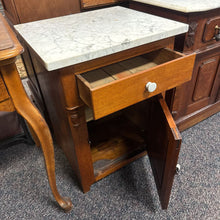 Load image into Gallery viewer, Cherry Marble Top Wash Stand (29x21x19)

