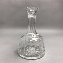 Load image into Gallery viewer, Vintage Atlantis Cut Crystal Decanter with Stopper (9")
