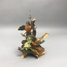 Load image into Gallery viewer, Hand-Painted Bisque Porcelain Bird Figurine (8')
