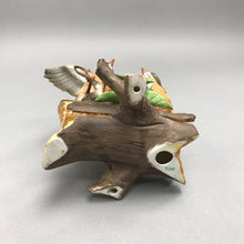 Load image into Gallery viewer, Hand-Painted Bisque Porcelain Bird Figurine (8')
