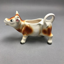 Load image into Gallery viewer, Vintage Ceramic Cow Creamer Brown and White Japan (4x6)(As Is)
