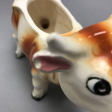 Load image into Gallery viewer, Vintage Ceramic Cow Creamer Brown and White Japan (4x6)(As Is)

