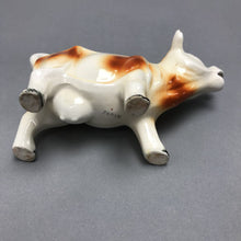 Load image into Gallery viewer, Vintage Ceramic Cow Creamer Brown and White Japan (4x6)(As Is)
