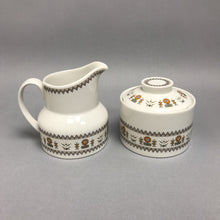 Load image into Gallery viewer, Royal Doulton 'Kimberley' Cream Pitcher &amp; Sugar Bowl (4.5")
