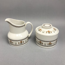 Load image into Gallery viewer, Royal Doulton 'Kimberley' Cream Pitcher &amp; Sugar Bowl (4.5")
