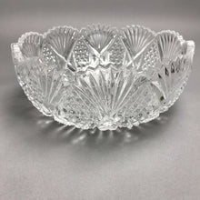 Load image into Gallery viewer, Vintage American Brilliant Pressed Crystal Sawtooth Bowl (4x9)
