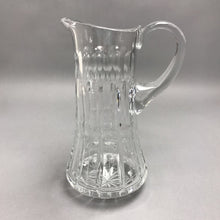 Load image into Gallery viewer, Vintage Lead Crystal Thumb Print Pitcher (10")
