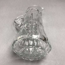 Load image into Gallery viewer, Vintage Lead Crystal Thumb Print Pitcher (10")
