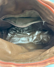 Load image into Gallery viewer, Vintage Halston Mauve Leather Hobo Bag Purse (13x14x5")
