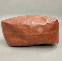 Load image into Gallery viewer, Vintage Halston Mauve Leather Hobo Bag Purse (13x14x5")
