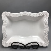 Load image into Gallery viewer, Ceriart, S.A. Made in Portugal White Serving Dish (2x14x10)(2 Available)
