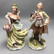 Load image into Gallery viewer, Lefton China Vintage Hand Painted "Gwendolyn And Brian Figurines Kw337.(10")

