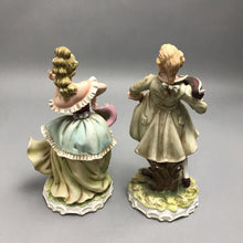 Load image into Gallery viewer, Lefton China Vintage Hand Painted "Gwendolyn And Brian Figurines Kw337.(10")
