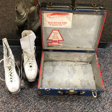 Load image into Gallery viewer, Vintage Chicago Roller Skates White Leather With Case
