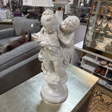 Load image into Gallery viewer, White Lamp "Pair of Children" (31" Tall)

