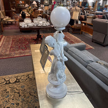 Load image into Gallery viewer, White Lamp "Pair of Children" (31" Tall)
