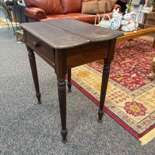 Load image into Gallery viewer, Walnut Table w/Drawer AS IS (29x25x17)
