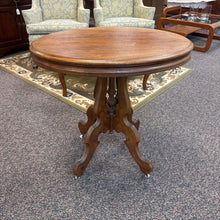 Load image into Gallery viewer, Walnut Oval Table AS IS (30x30x22)
