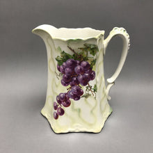 Load image into Gallery viewer, Wellsville Pottery Grapes Pitcher (8.5")
