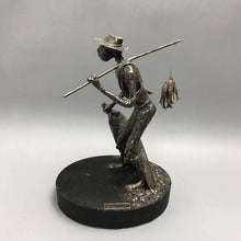 Load image into Gallery viewer, Miguel Garcia Martinez Paper Mache Fisherman Figurine (11")
