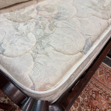 Load image into Gallery viewer, Antique Walnut Full Victorian Bed with Mattress/Box Spring (96x57x76)
