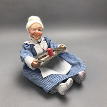 Load image into Gallery viewer, Vintage Jacqueline Kent Doll Grandma Blue Dress (7")
