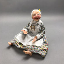 Load image into Gallery viewer, Vintage Jacqueline Kent Doll Grandma Green Dress (7")

