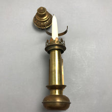 Load image into Gallery viewer, Vintage Brass Adams &amp; Westlake Chicago Candle Railroad Lamp (2 Piece)(12")(4 Available)
