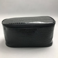 Load image into Gallery viewer, Estee Lauder Black Faux Alligator Makeup Cosmetic Bag (10x12x4)

