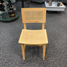 Load image into Gallery viewer, Integra Natural Wood Cane Seat Chair (~33x18x18) (2 Available)
