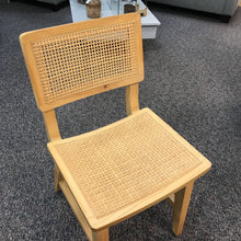 Load image into Gallery viewer, Integra Natural Wood Cane Seat Chair (~33x18x18) (2 Available)
