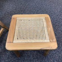 Load image into Gallery viewer, Matthew Izzo Home 'Nimes' Rattan-Weave Side Table (~17x18x18) (5 Available)
