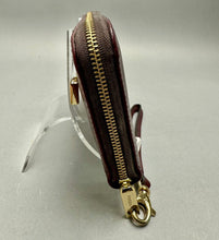 Load image into Gallery viewer, Fossil Continental Red Leather Zip Around Long Clutch Wallet (4x8x1")
