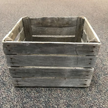 Load image into Gallery viewer, Vintage Weathered Wooden Crate (12x15x17)
