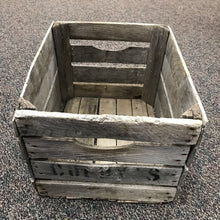 Load image into Gallery viewer, Vintage Weathered Wooden Crate (12x15x17)
