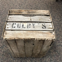 Load image into Gallery viewer, Vintage Weathered Wooden Crate (12x15x17)
