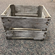 Load image into Gallery viewer, Vintage Weathered Wooden Crate (12x18x15)
