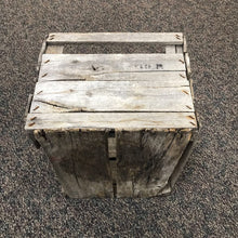 Load image into Gallery viewer, Vintage Weathered Wooden Crate (12x18x15)
