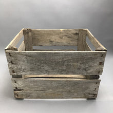 Load image into Gallery viewer, Vintage Weathered Wooden Crate (12x18x15)
