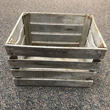 Load image into Gallery viewer, Vintage Weathered Wooden Crate (12x18x14)
