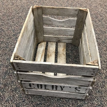 Load image into Gallery viewer, Vintage Weathered Wooden Crate (12x18x14)
