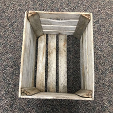 Load image into Gallery viewer, Vintage Weathered Wooden Crate (12x18x14)
