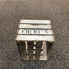 Load image into Gallery viewer, Vintage Weathered Wooden Crate (12x18x14)

