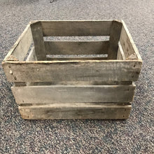 Load image into Gallery viewer, Vintage Weathered Wooden Crate (12x18x15)
