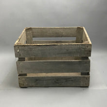 Load image into Gallery viewer, Vintage Weathered Wooden Crate (12x18x15)
