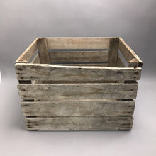 Load image into Gallery viewer, Vintage Weathered Wooden Crate (12x18x15)
