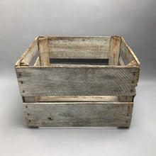 Load image into Gallery viewer, Vintage Weathered Wooden Crate (12x18x15)
